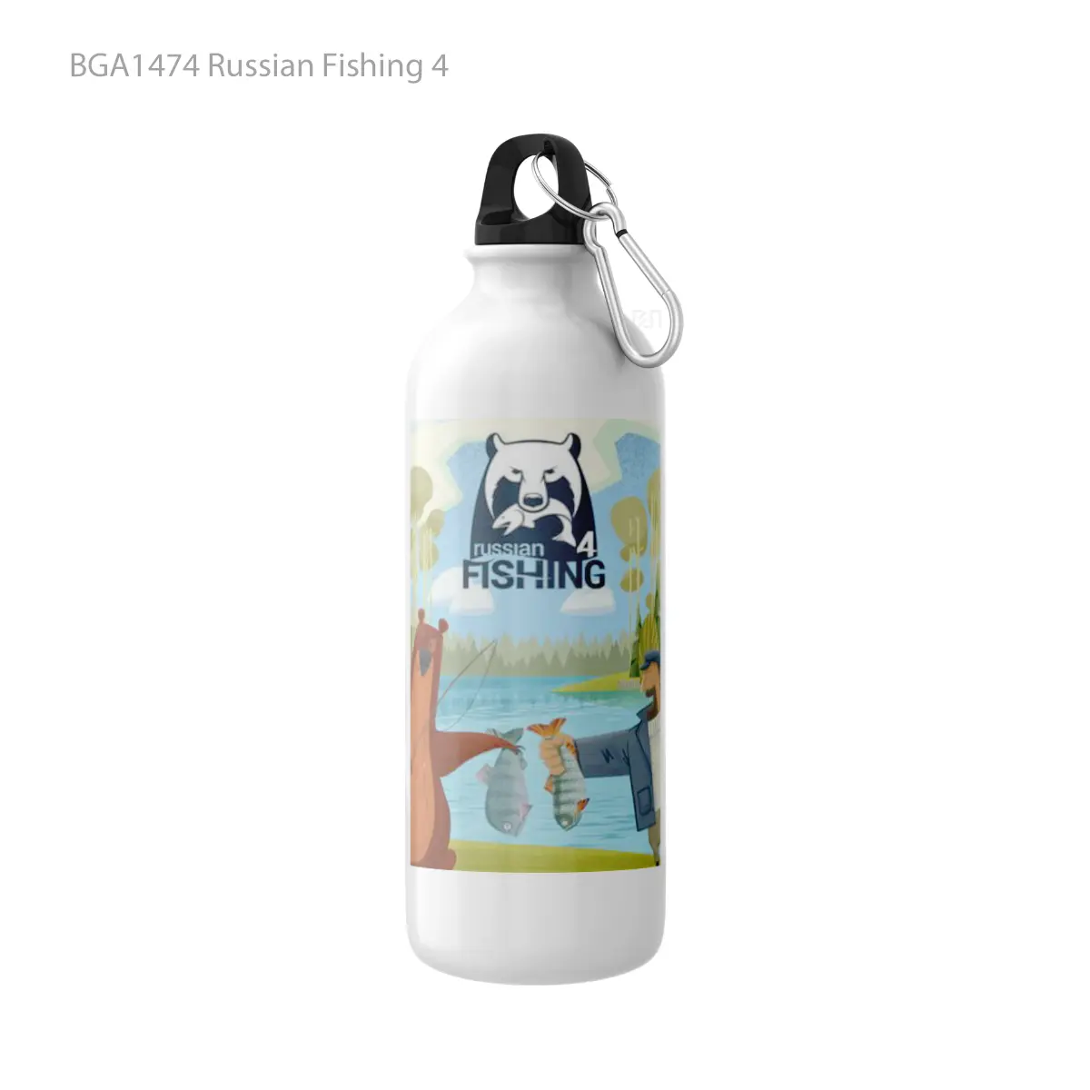 Botol Russian Fishing 4 Alat Minum Olahraga Desain Game