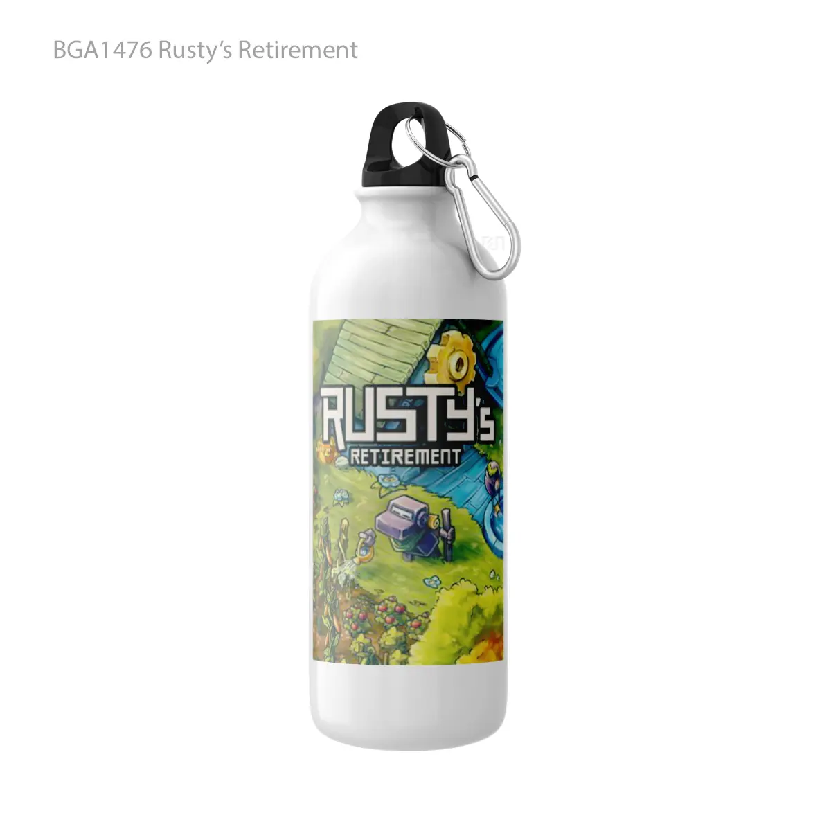 Botol Rusty’s Retirement Alat Minum Olahraga Desain Game