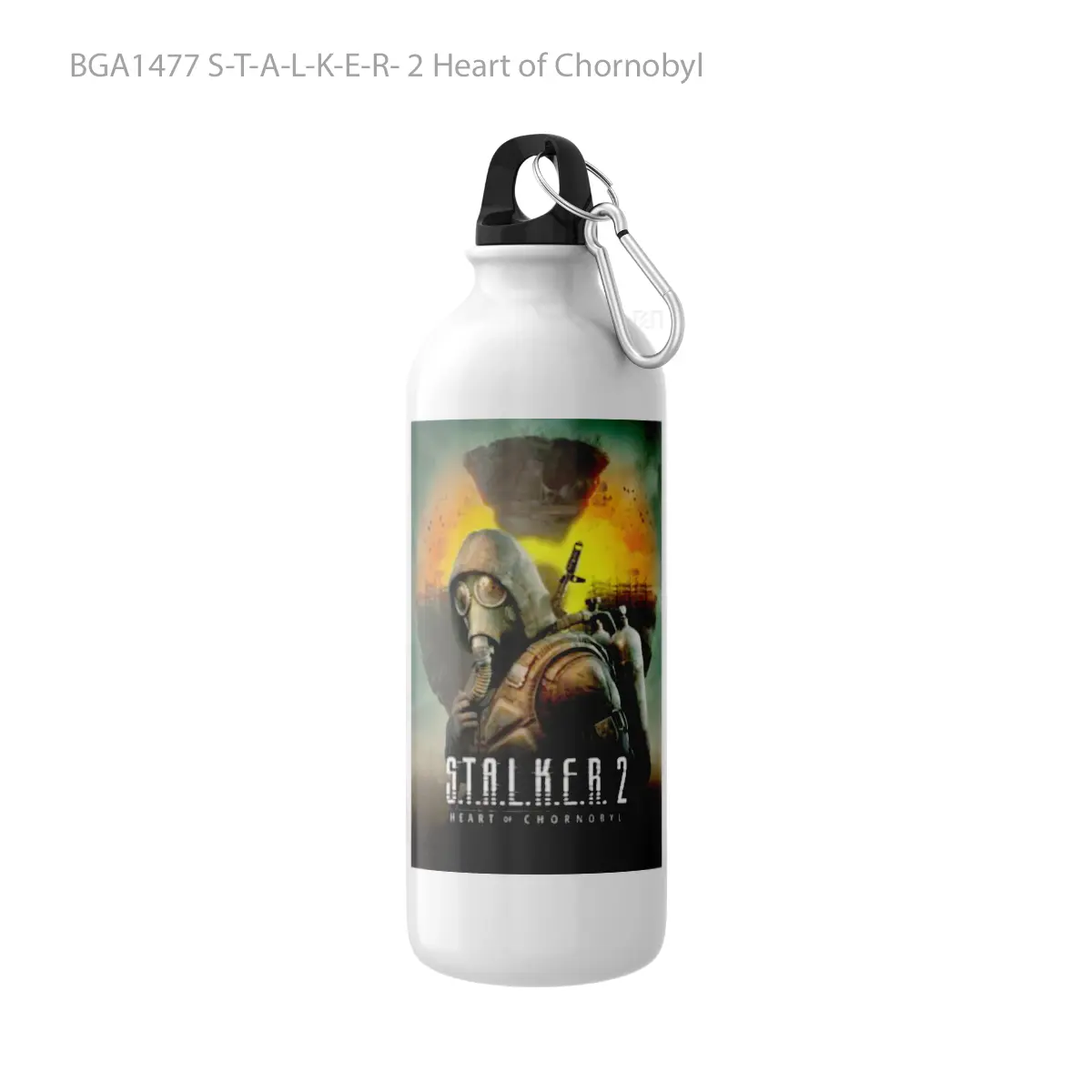Botol STALKER 2 Heart of Chornobyl Alat Minum Olahraga Desain Game