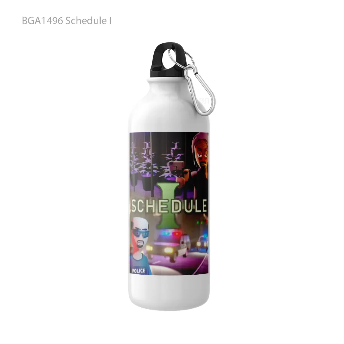 Botol Schedule I Alat Minum Olahraga Desain Game