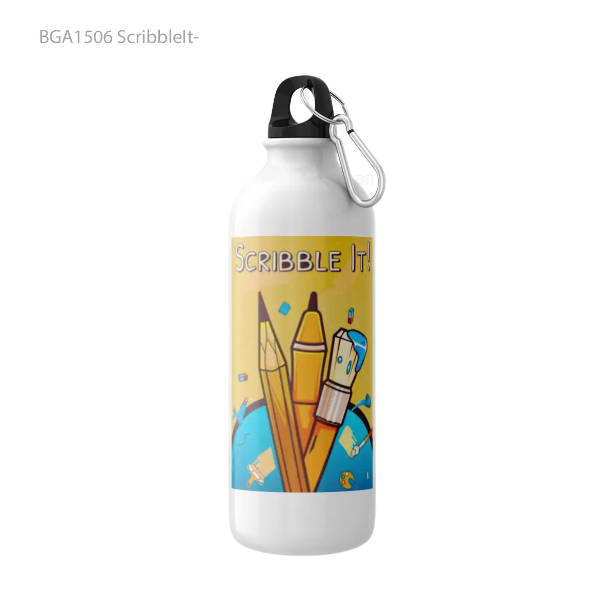 Botol ScribbleIt Alat Minum Olahraga Desain Game