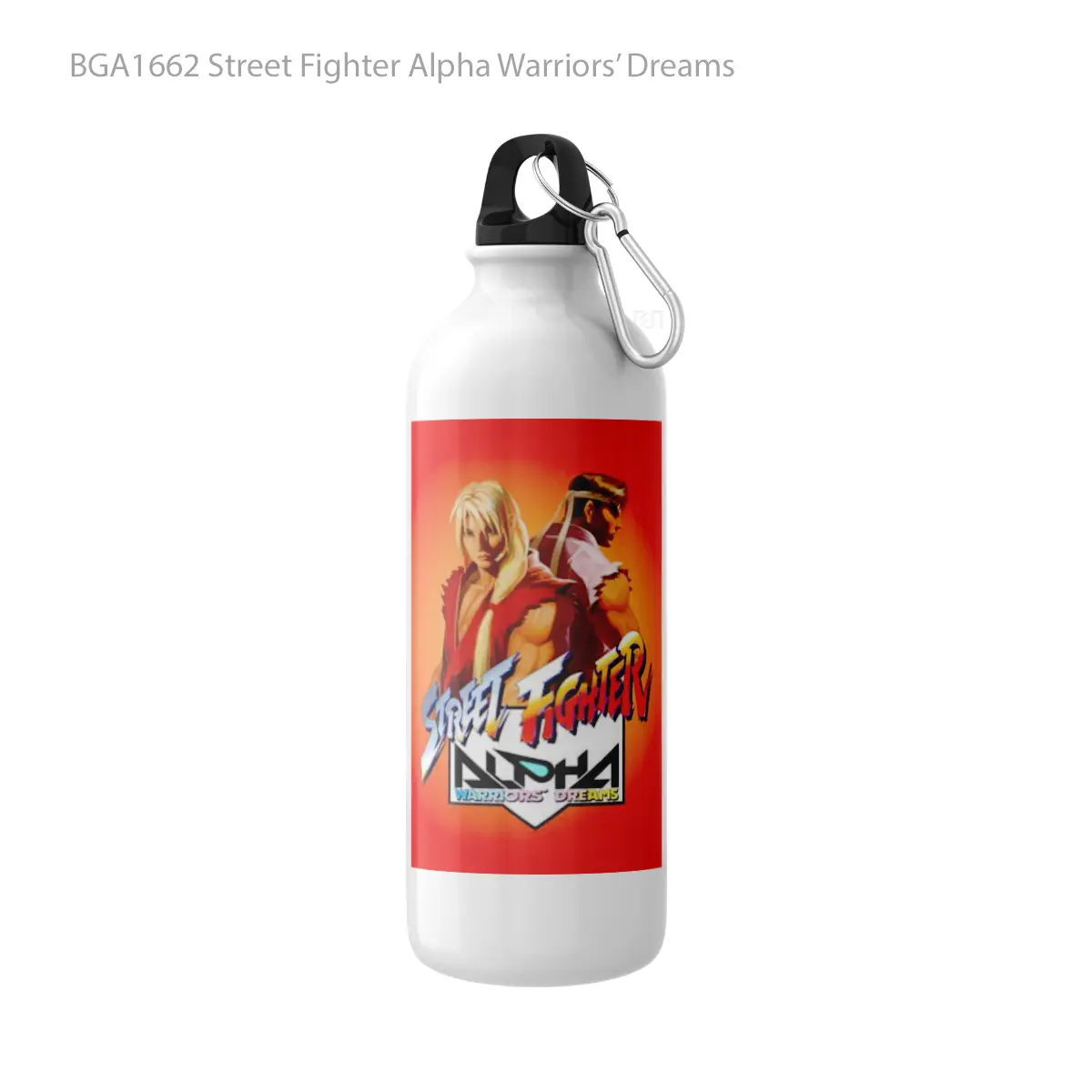 Botol Street Fighter Alpha Warriors’ Dreams Alat Minum Olahraga Desain Game
