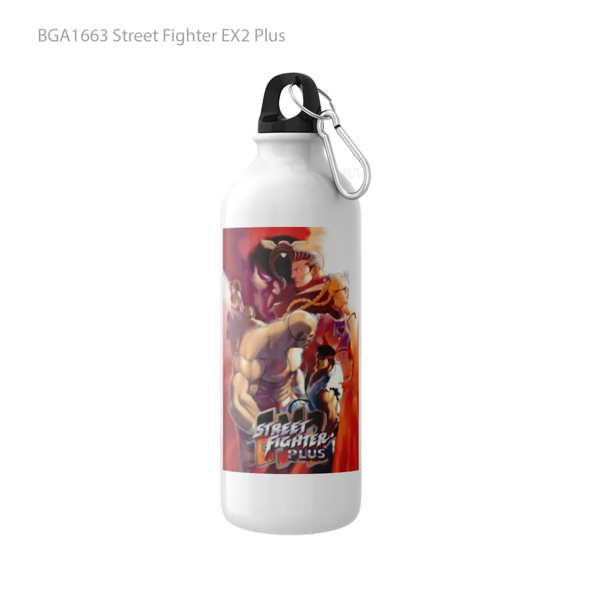 Botol Street Fighter EX2 Plus Alat Minum Olahraga Desain Game