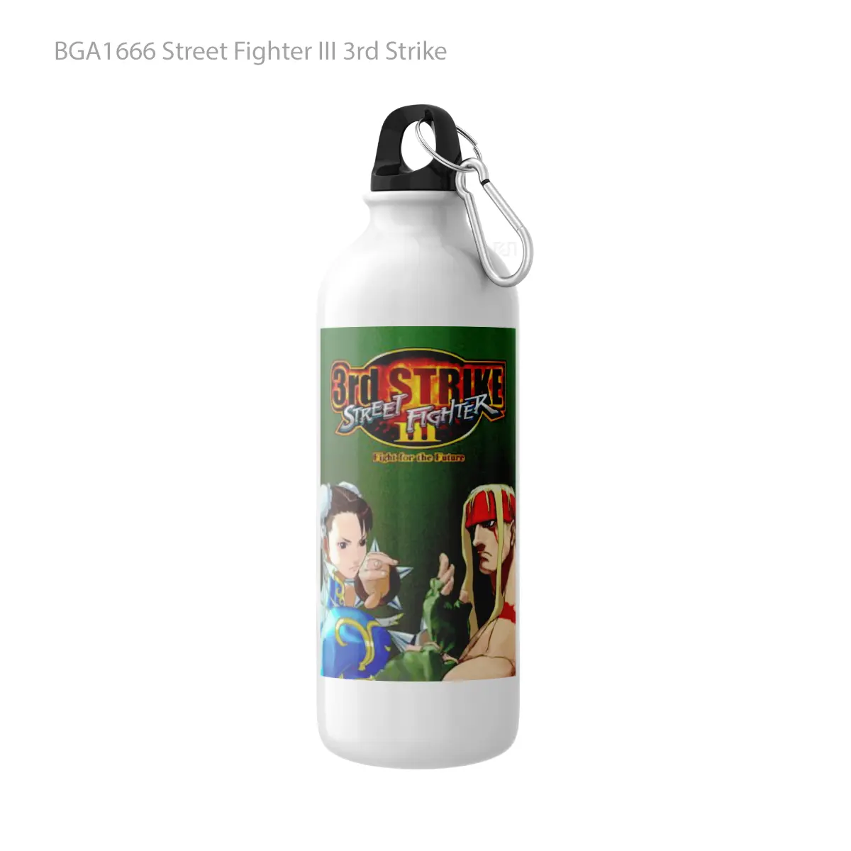Botol Street Fighter III 3rd Strike Alat Minum Olahraga Desain Game