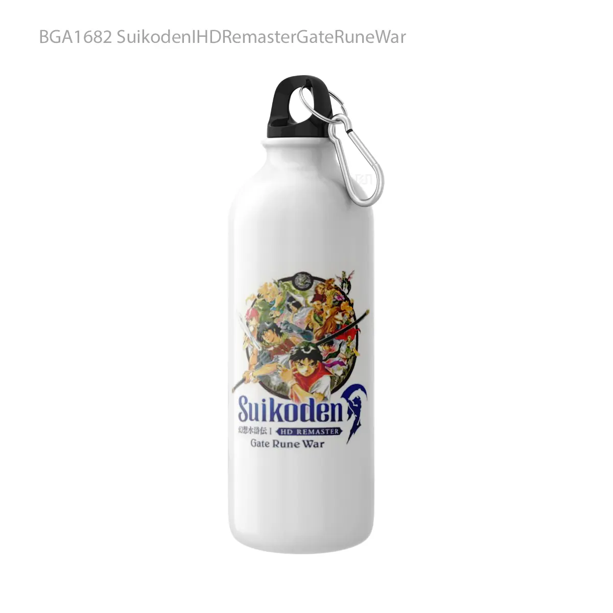 Botol SuikodenIHDRemasterGateRuneWar Alat Minum Olahraga Desain Game