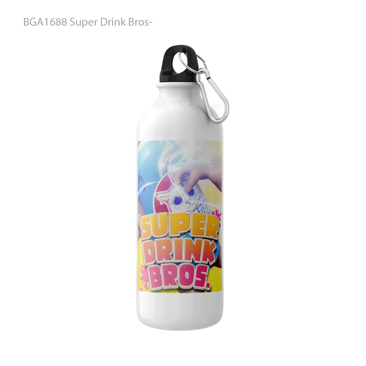 Botol Super Drink Bros Alat Minum Olahraga Desain Game