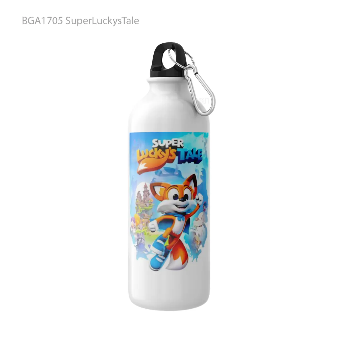 Botol SuperLuckysTale Alat Minum Olahraga Desain Game