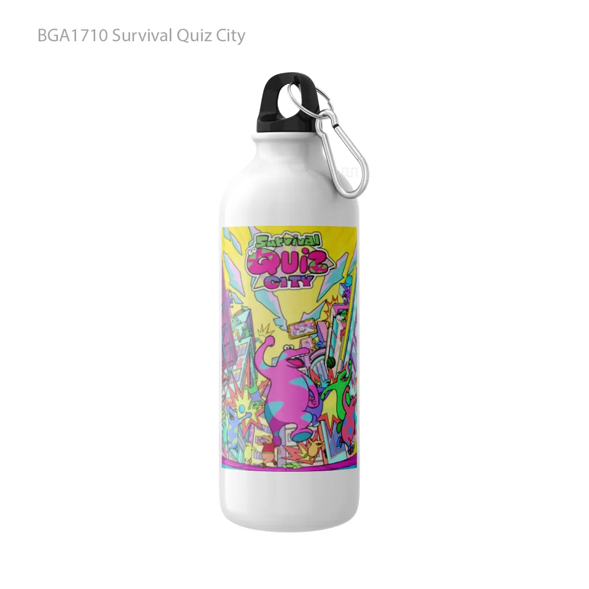 Botol Survival Quiz City Alat Minum Olahraga Desain Game