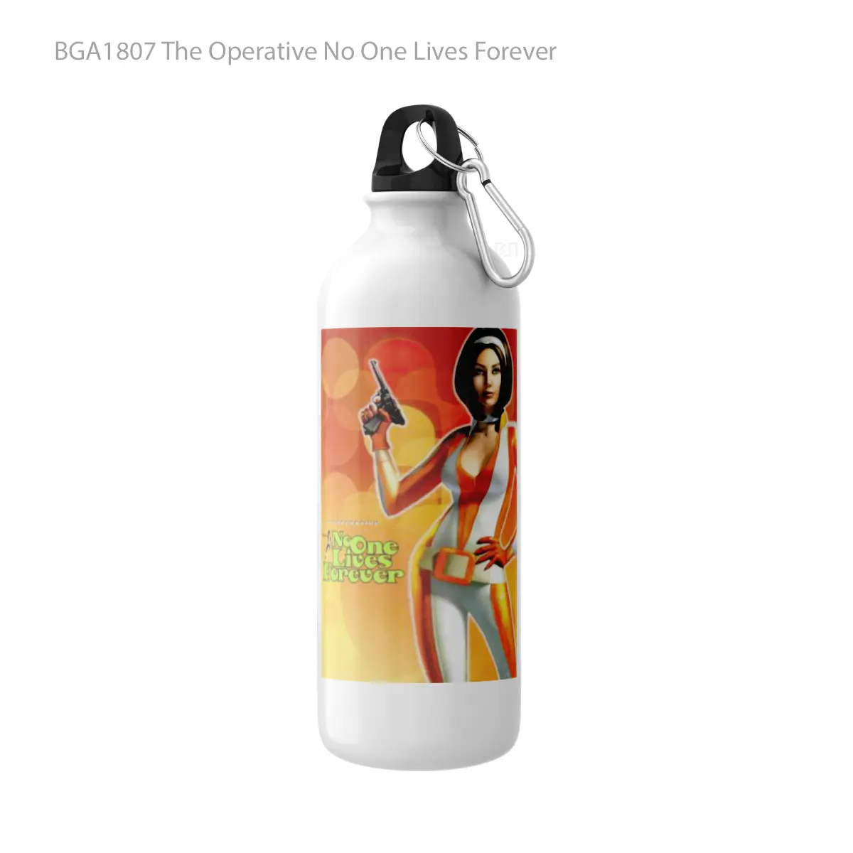 Botol The Operative No One Lives Forever Alat Minum Olahraga Desain Game