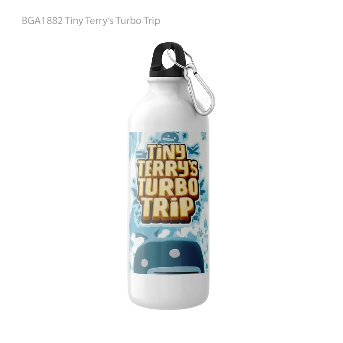 Botol Tiny Terry’s Turbo Trip Alat Minum Olahraga Desain Game