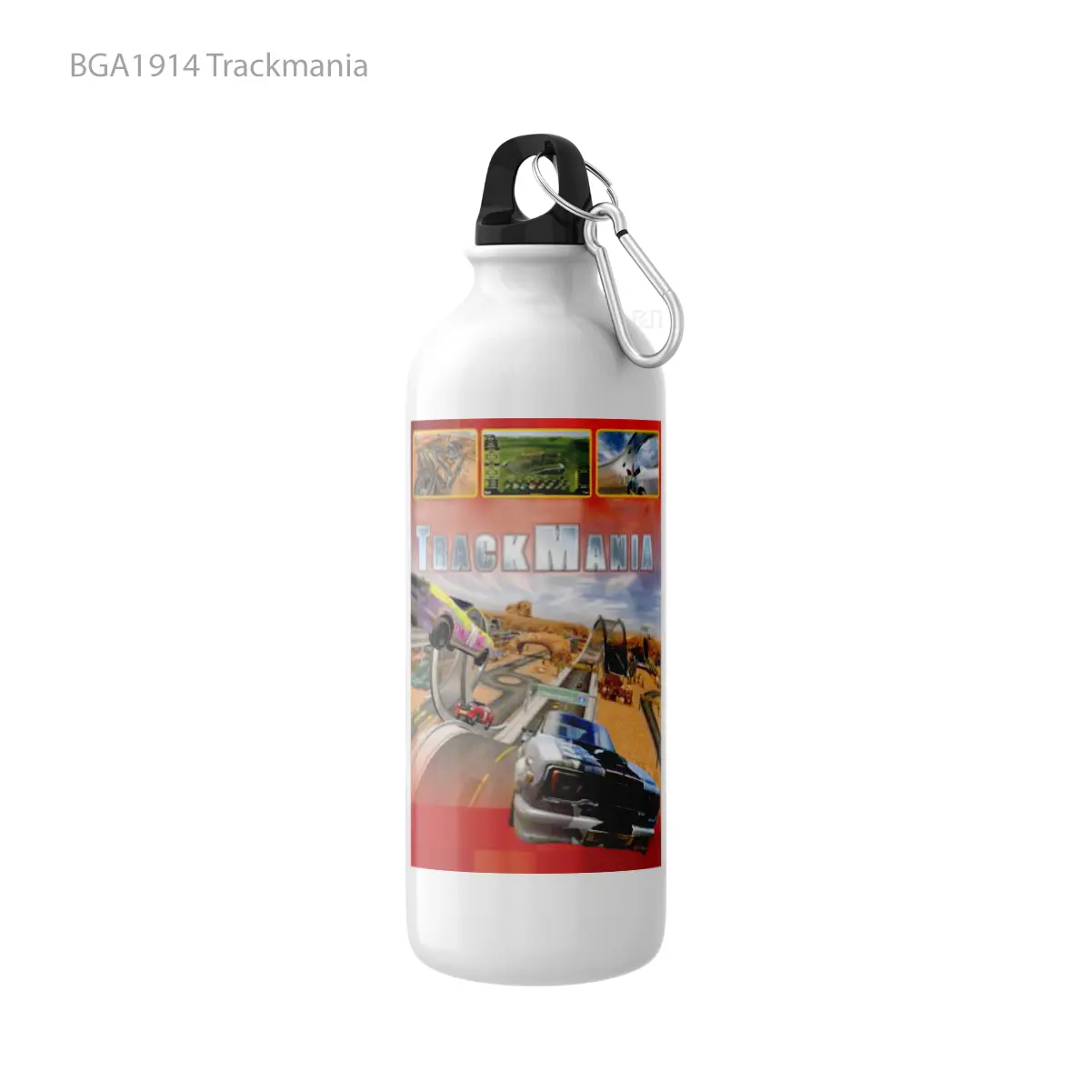 Botol Trackmania Alat Minum Olahraga Desain Game