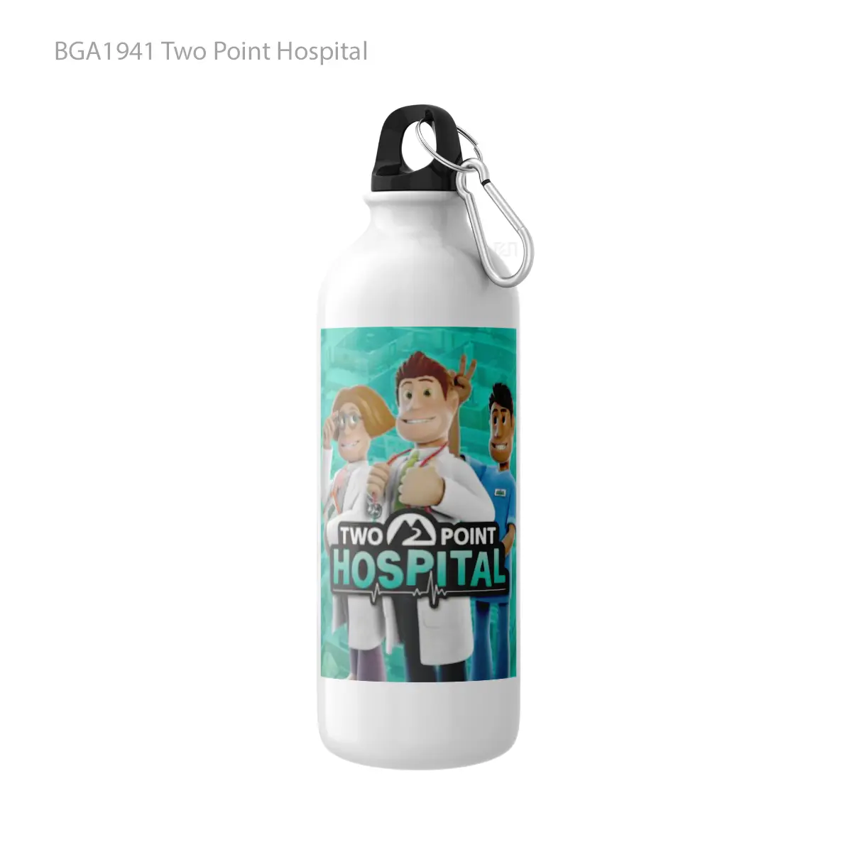 Botol Two Point Hospital Alat Minum Olahraga Desain Game