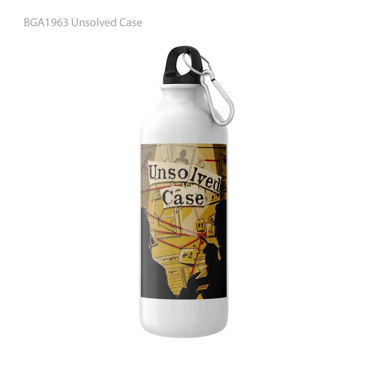 Botol Unsolved Case Alat Minum Olahraga Desain Game
