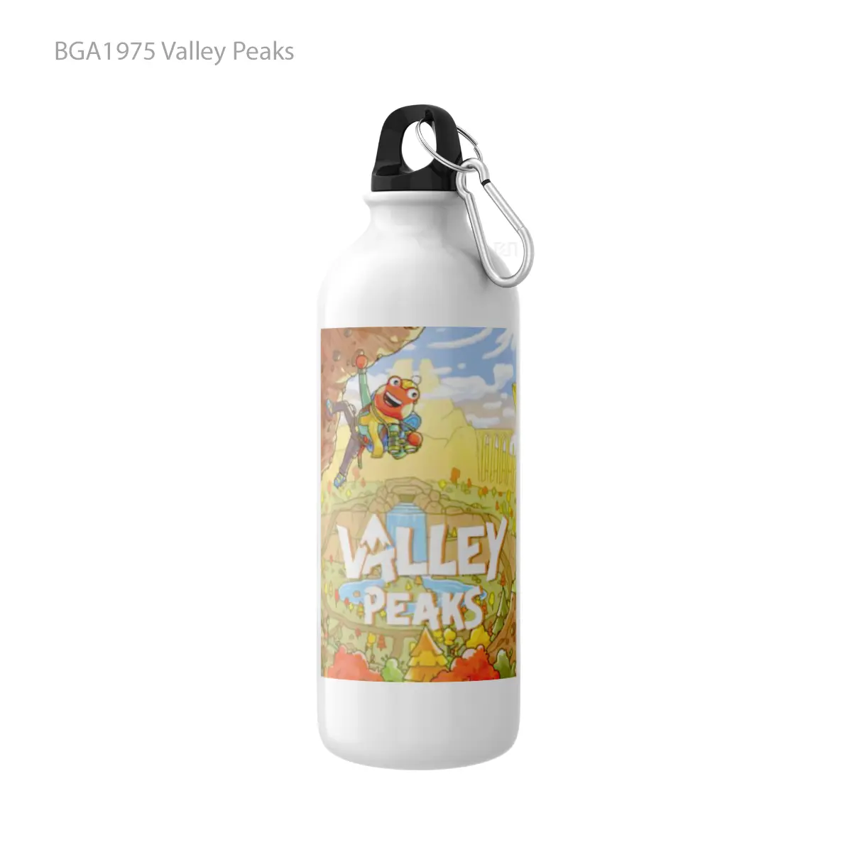 Botol Valley Peaks Alat Minum Olahraga Desain Game