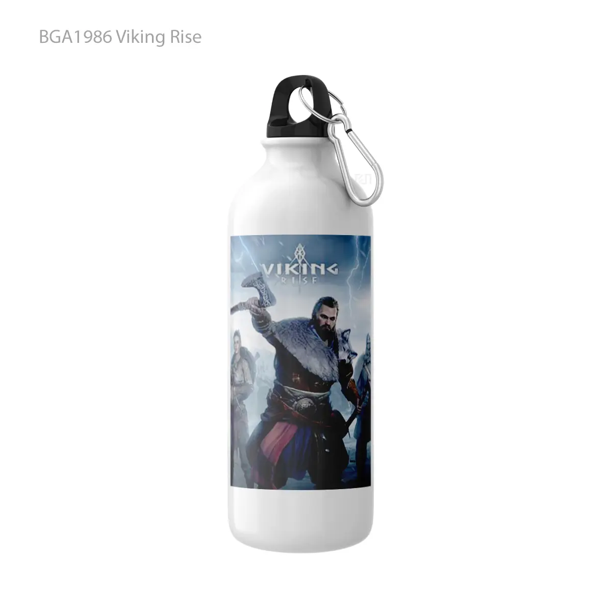 Botol Viking Rise Alat Minum Olahraga Desain Game