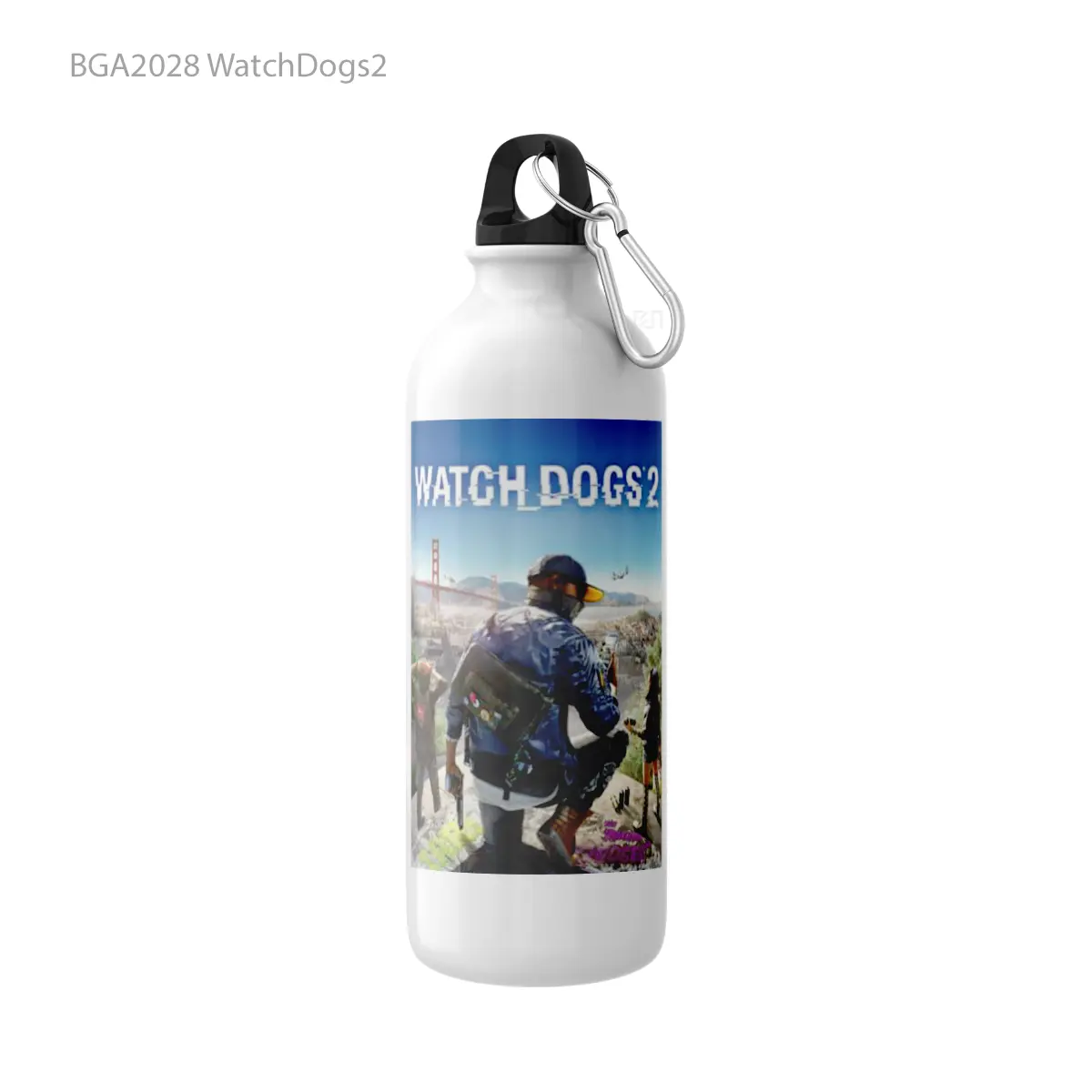 Botol WatchDogs2 Alat Minum Olahraga Desain Game