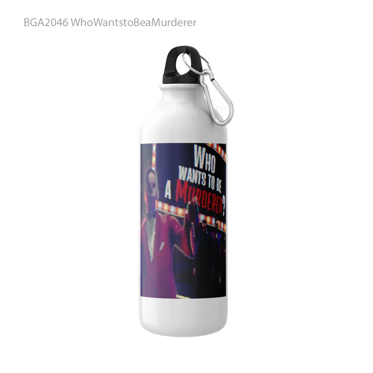 Botol WhoWantstoBeaMurderer Alat Minum Olahraga Desain Game