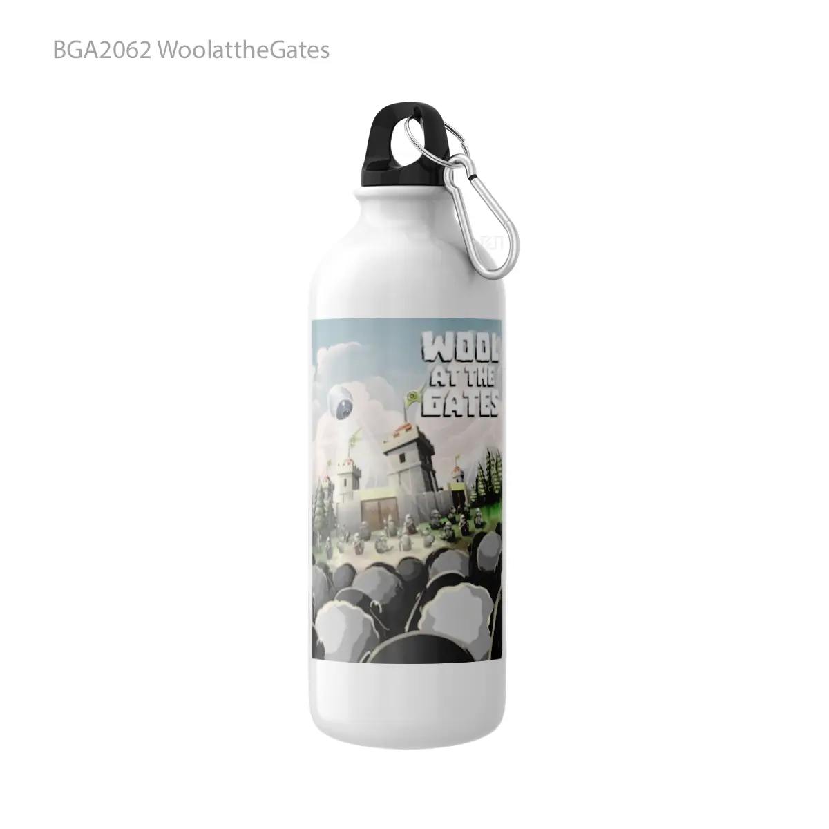 Botol WoolattheGates Alat Minum Olahraga Desain Game