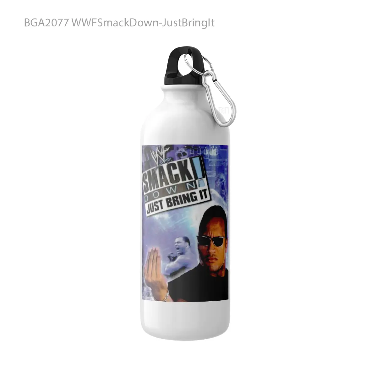 Botol WWFSmackDownJustBringIt Alat Minum Olahraga Desain Game