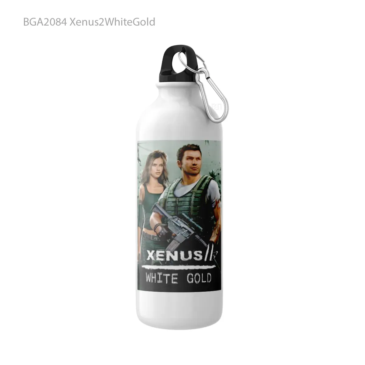 Botol Xenus2WhiteGold Alat Minum Olahraga Desain Game