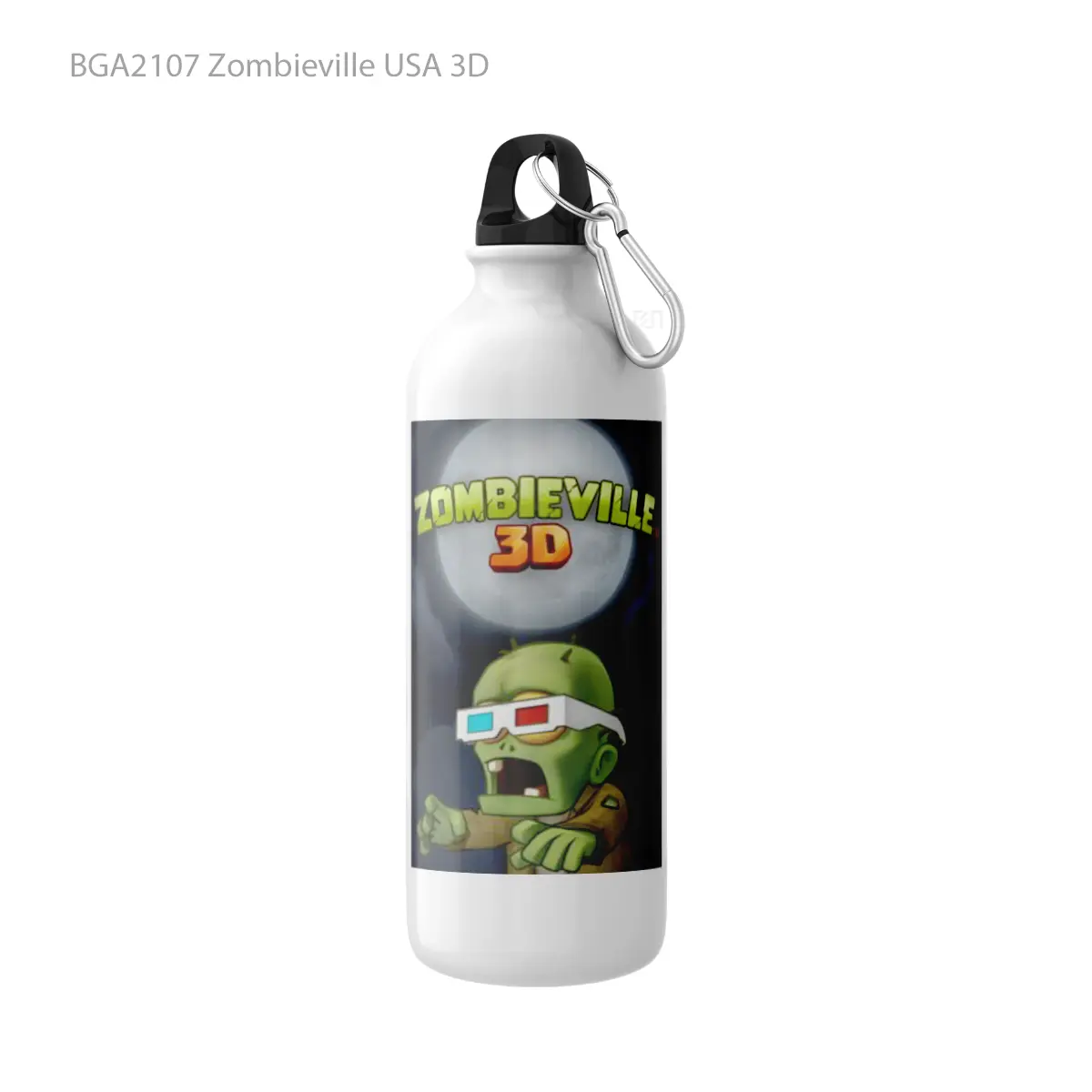 Botol Zombieville USA 3D Alat Minum Olahraga Desain Game
