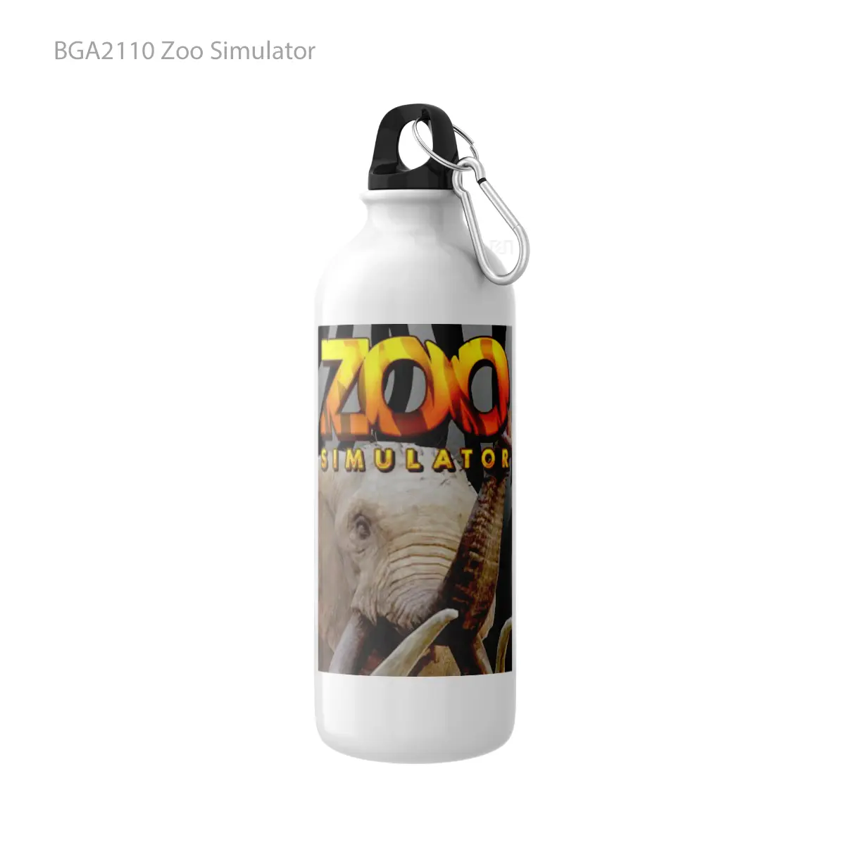 Botol Zoo Simulator Alat Minum Olahraga Desain Game