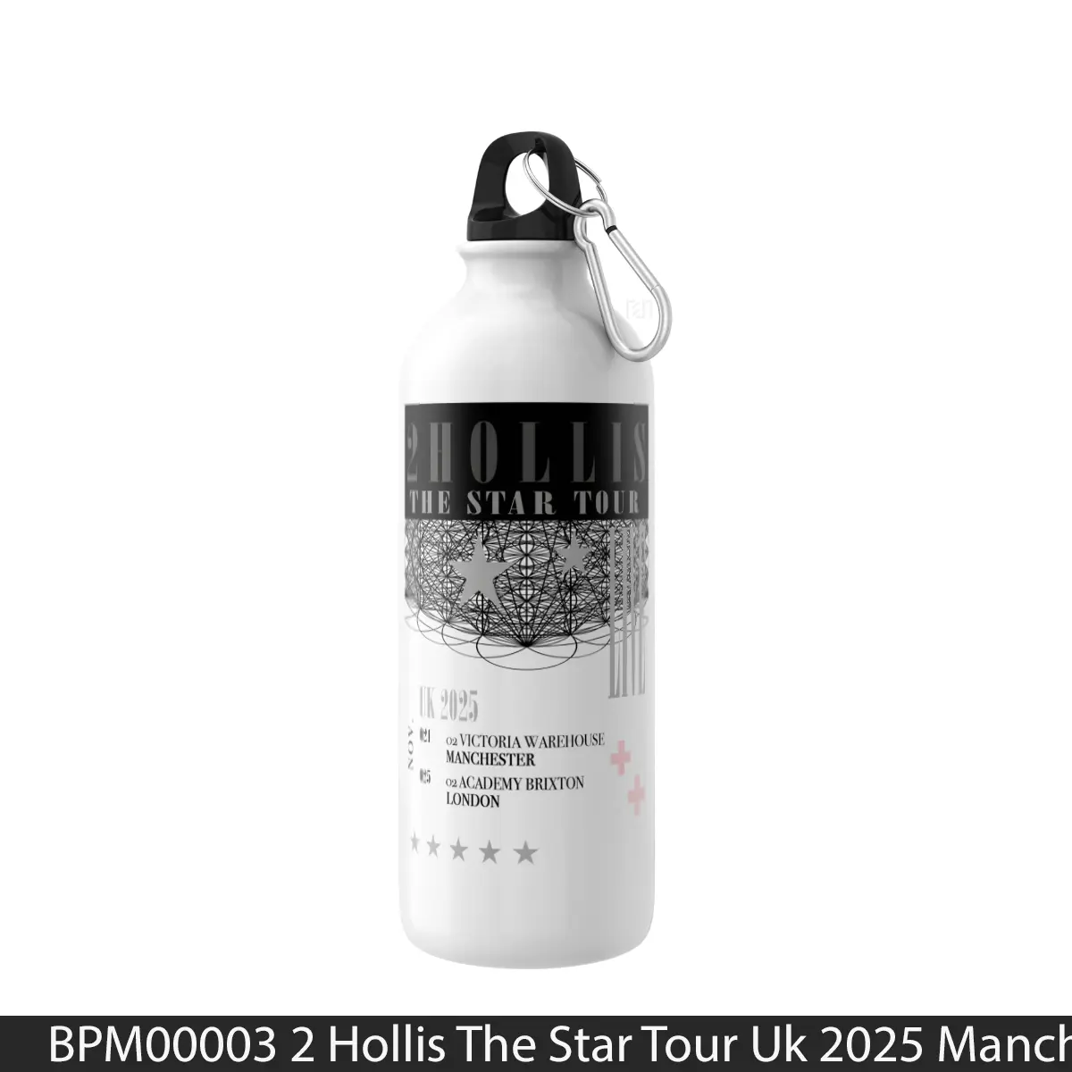 Botol 2 Hollis The Star Tour Uk 2025 Manchester London - Music Sport Bottle