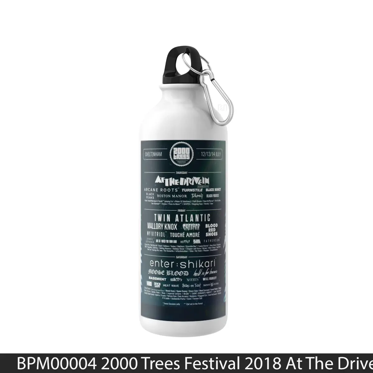 Botol 2000 Trees Festival 2018 At The Drive In Twin Atlantic - Music Sport Bottle