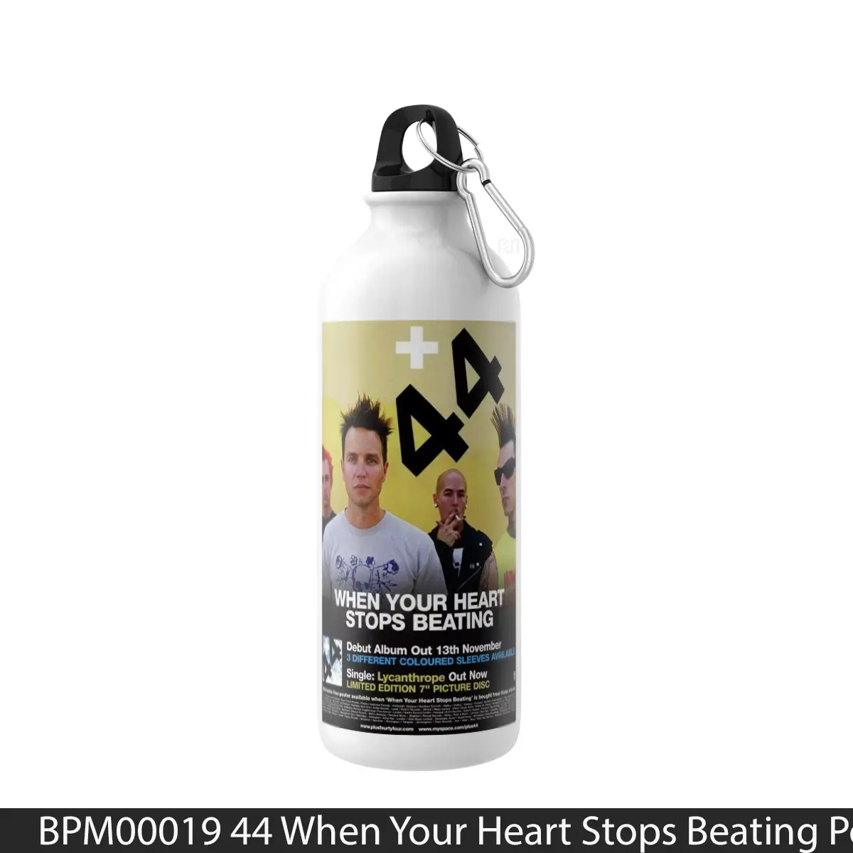 Botol 44 When Your Heart Stops Beating - Music Sport Bottle