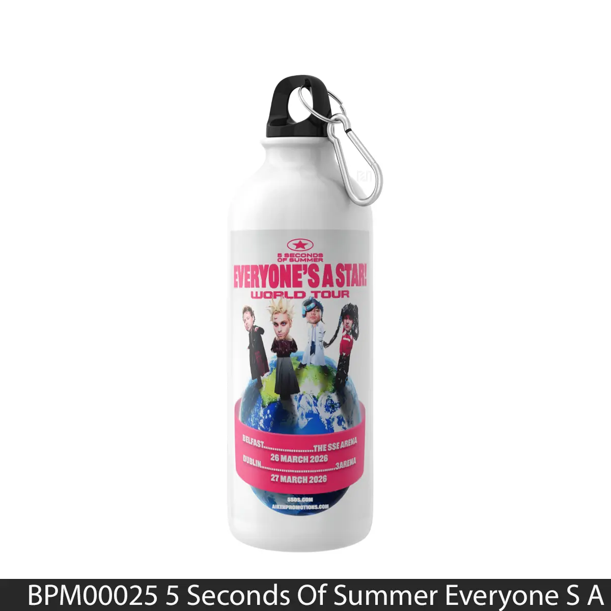 Botol 5 Seconds Of Summer Everyone S A Star 2026 Ireland Tour - Music Sport Bottle