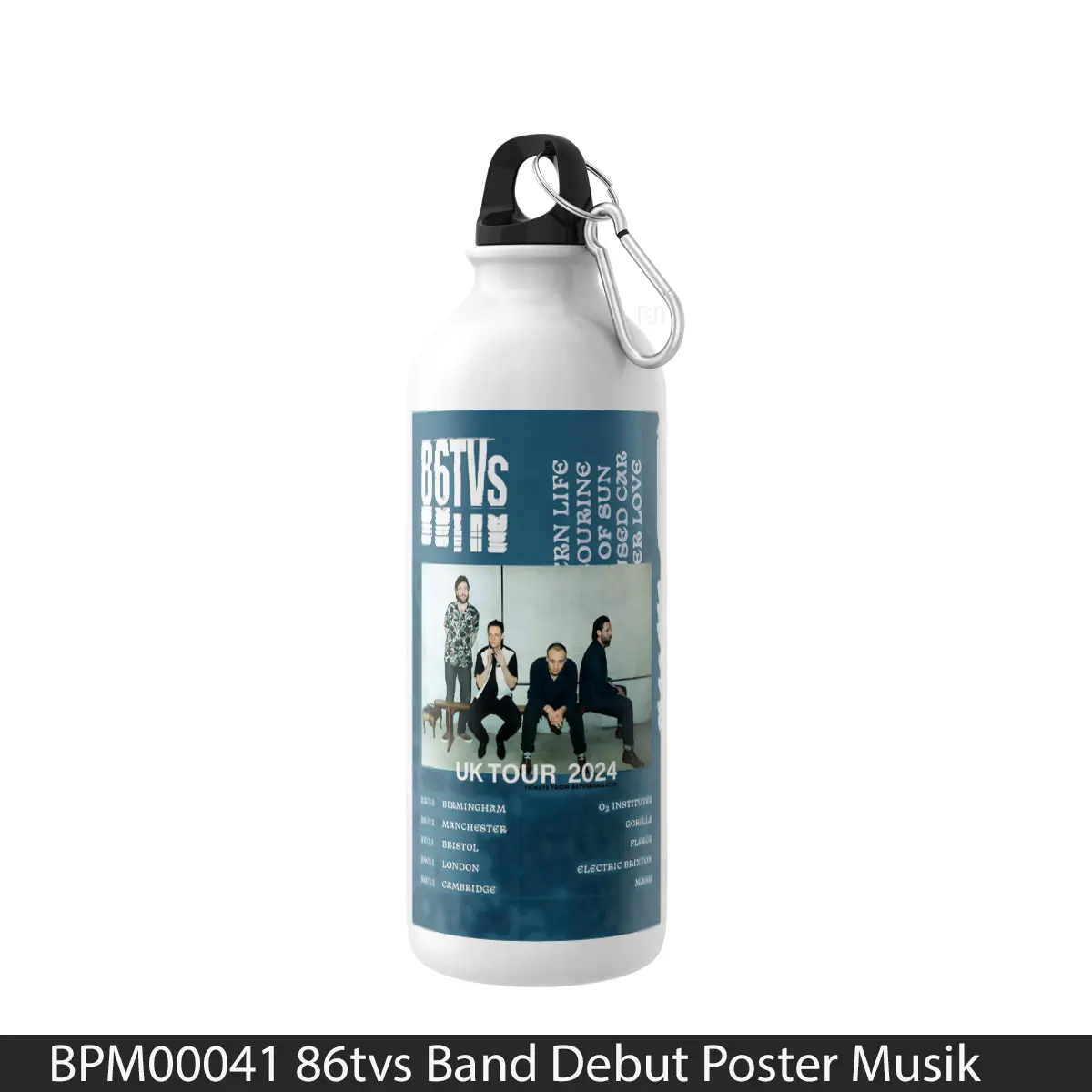 Botol 86Tvs Band Debut - Music Sport Bottle