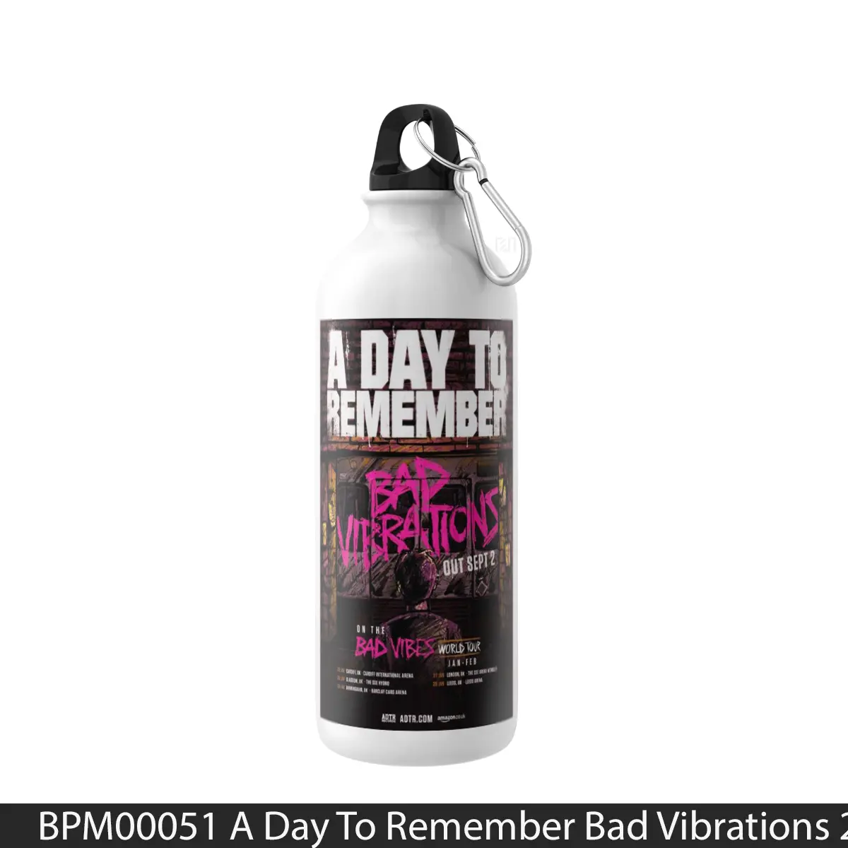 Botol A Day To Remember Bad Vibrations 2016 Tour - Music Sport Bottle