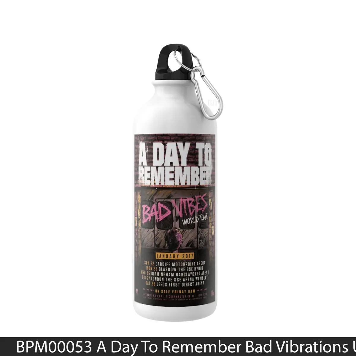 Botol A Day To Remember Bad Vibrations Uk Tour 2017 - Music Sport Bottle