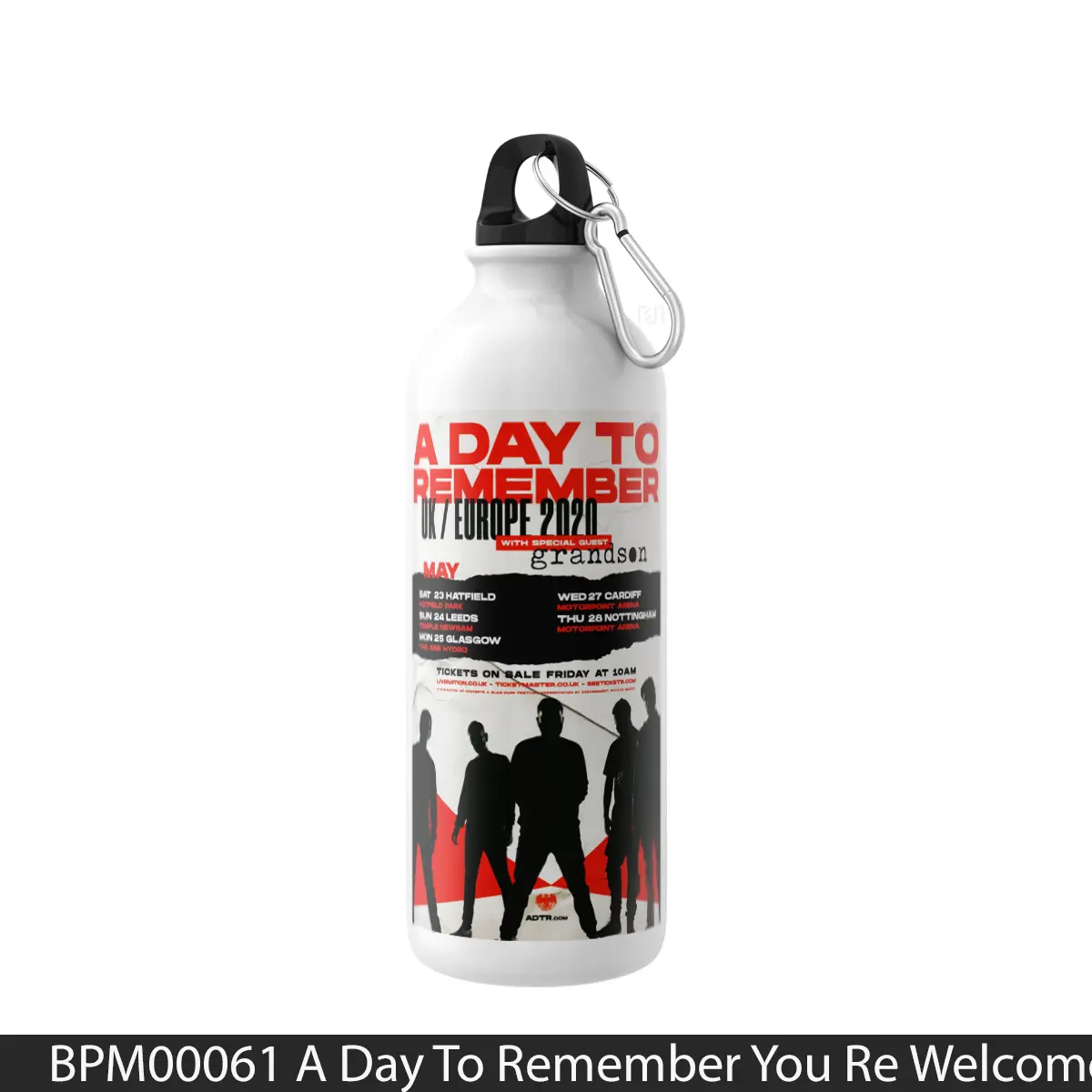 Botol A Day To Remember You Re Welcome Uk Europe 2020 Tour - Music Sport Bottle