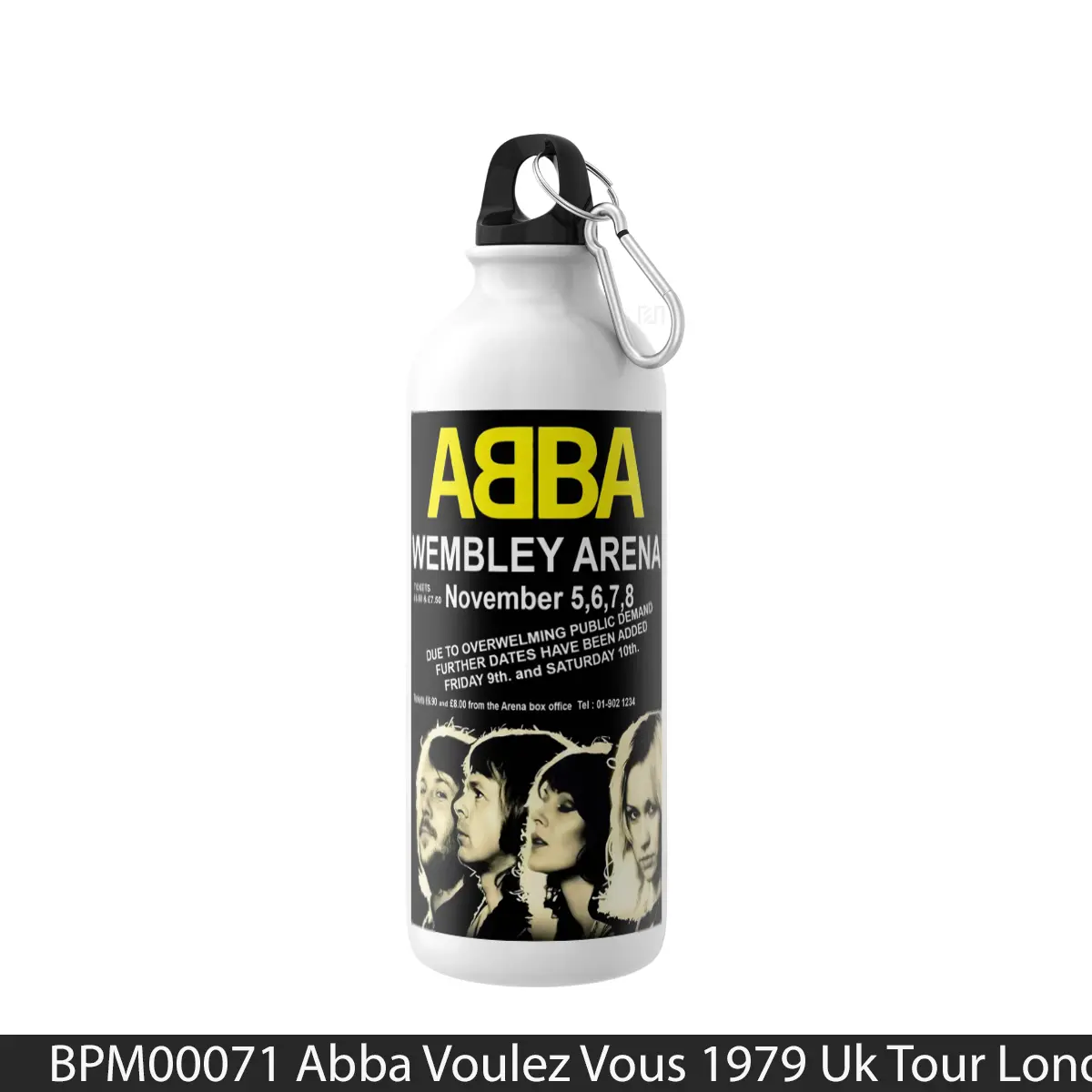 Botol Abba Voulez Vous 1979 Uk Tour London Wembley Arena 1 - Music Sport Bottle