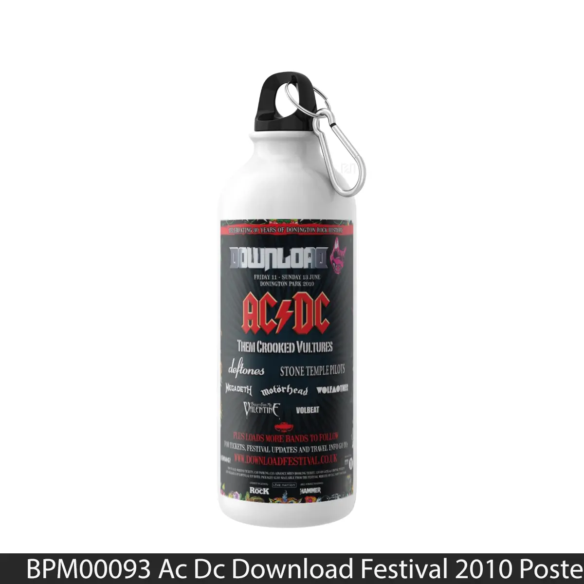 Botol Ac Dc Download Festival 2010 - Music Sport Bottle