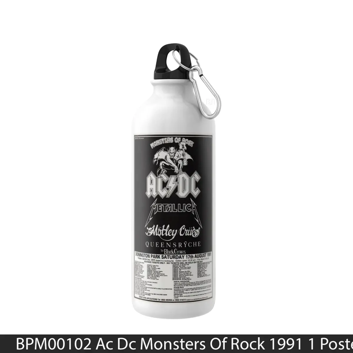 Botol Ac Dc Monsters Of Rock 1991 1 - Music Sport Bottle