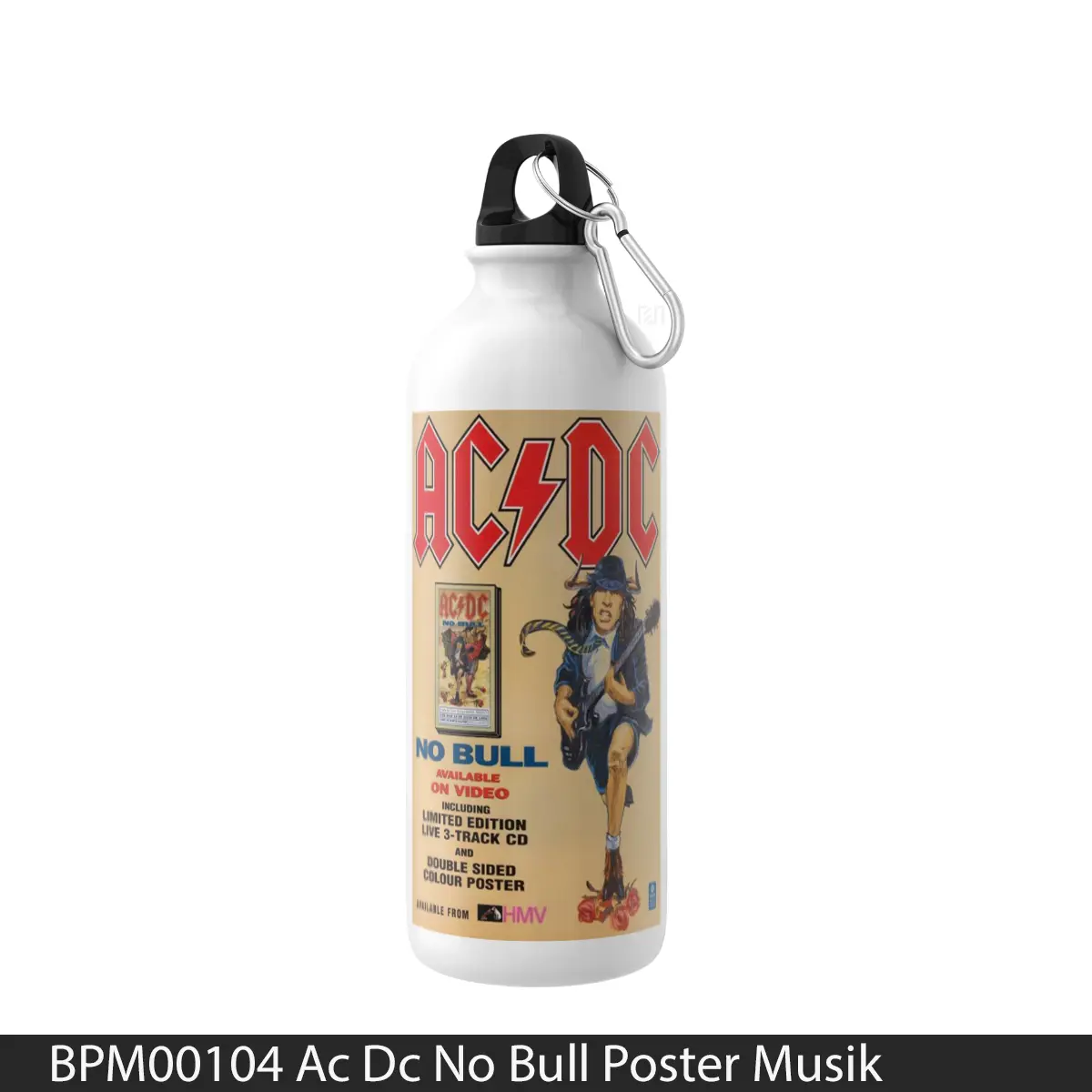 Botol Ac Dc No Bull - Music Sport Bottle