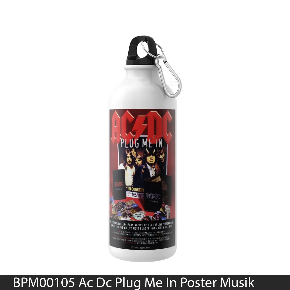 Botol Ac Dc Plug Me In - Music Sport Bottle