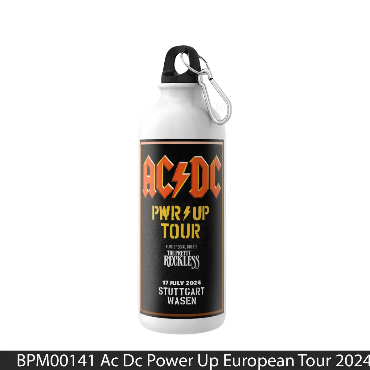 Botol Ac Dc Power Up European Tour 2024 Stuttgart Wasen - Music Sport Bottle