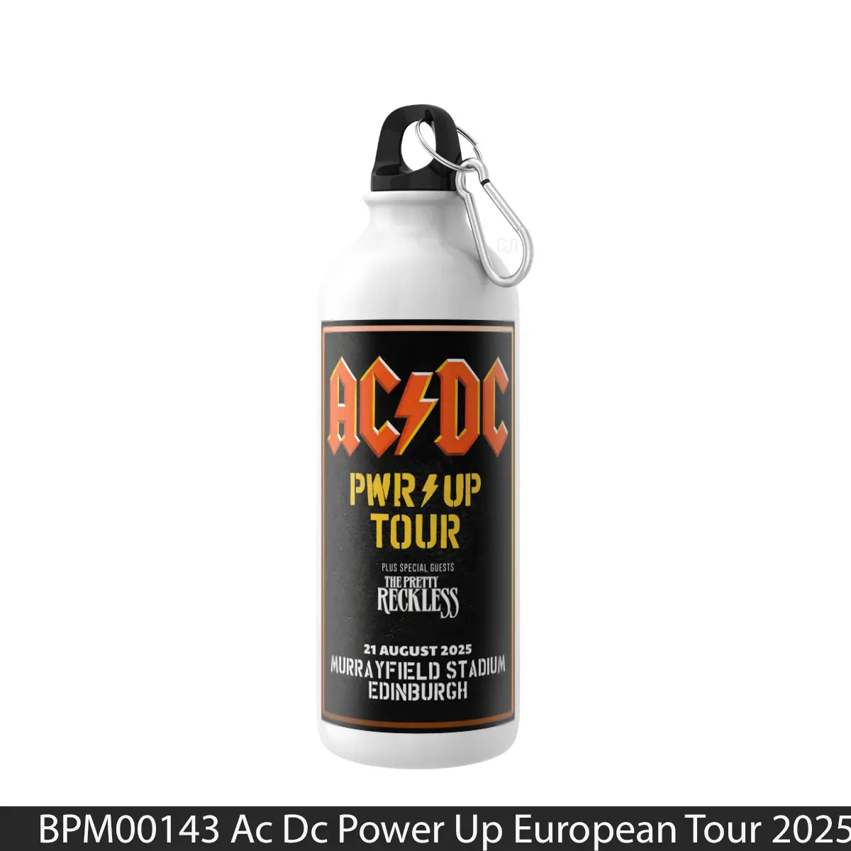 Botol Ac Dc Power Up European Tour 2025 Edinburgh - Music Sport Bottle