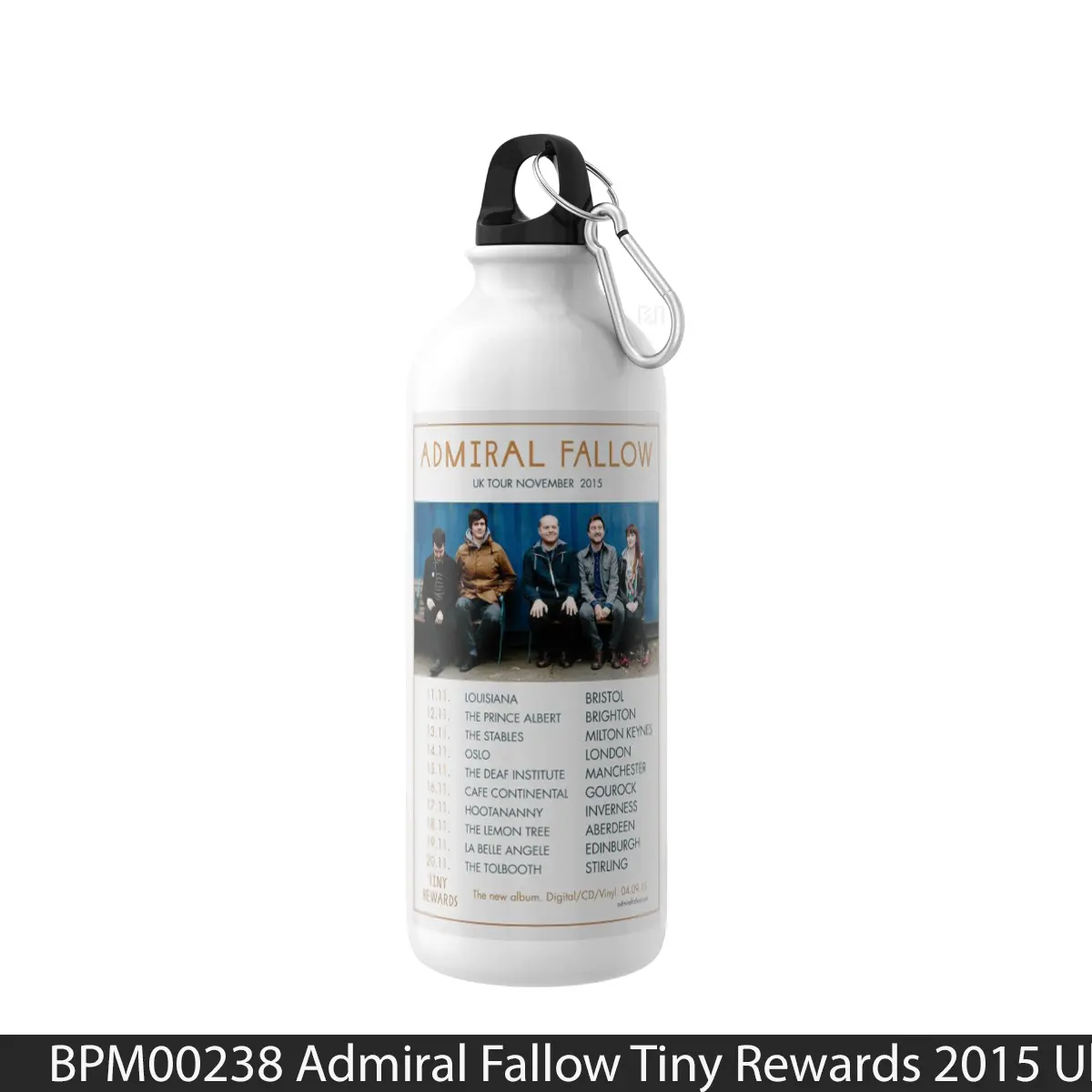 Botol Admiral Fallow Tiny Rewards 2015 Uk Tour - Music Sport Bottle