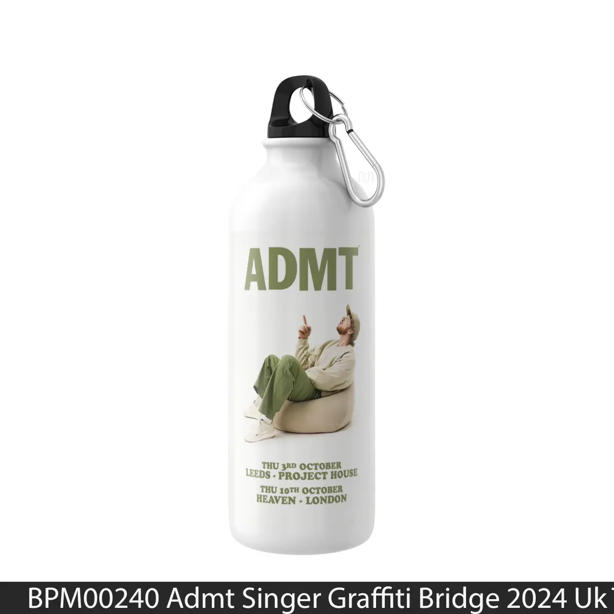 Botol Admt Singer Graffiti Bridge 2024 Uk Tour - Music Sport Bottle