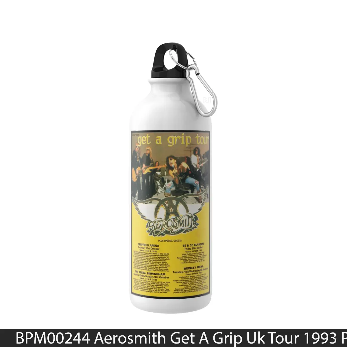 Botol Aerosmith Get A Grip Uk Tour 1993 - Music Sport Bottle