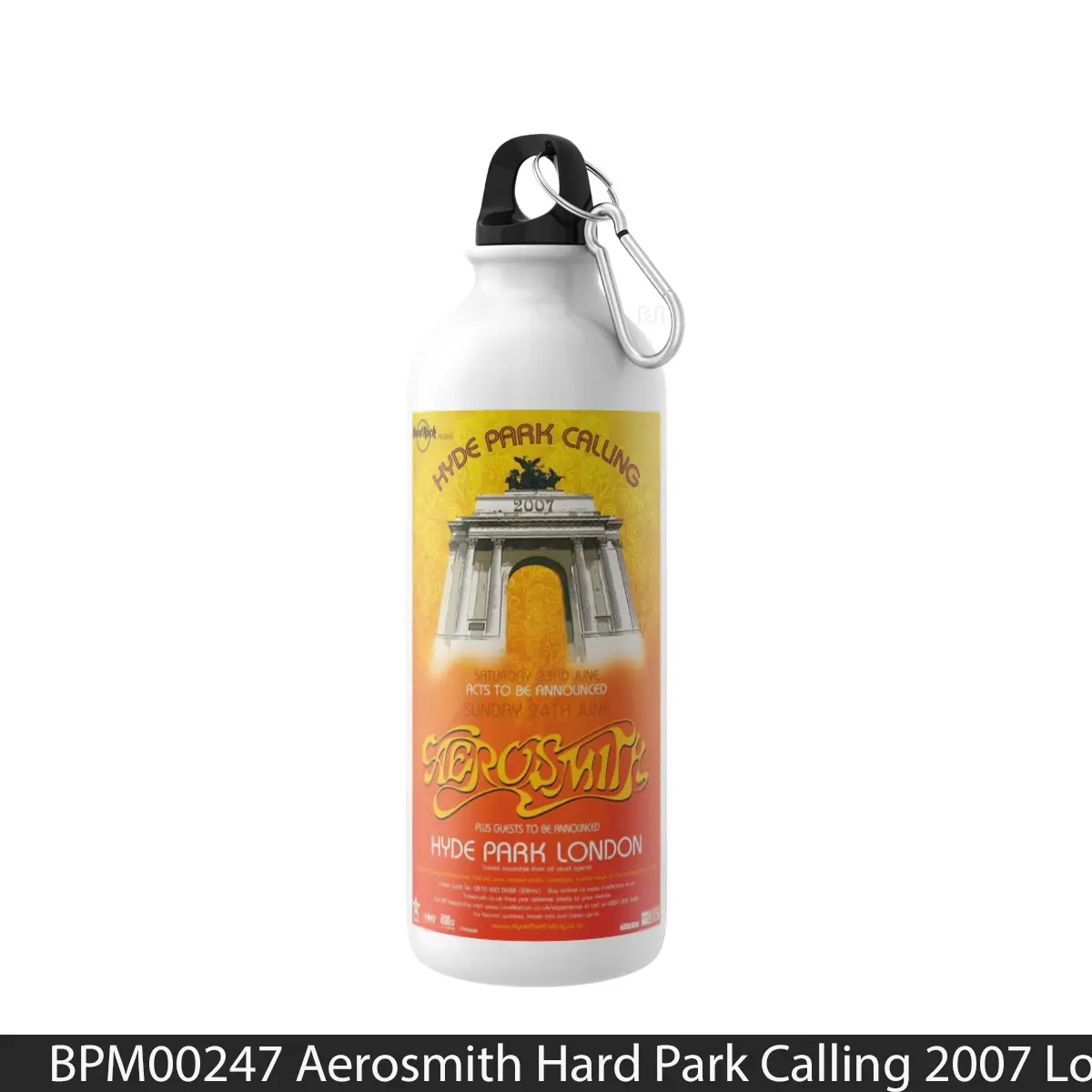 Botol Aerosmith Hard Park Calling 2007 London - Music Sport Bottle