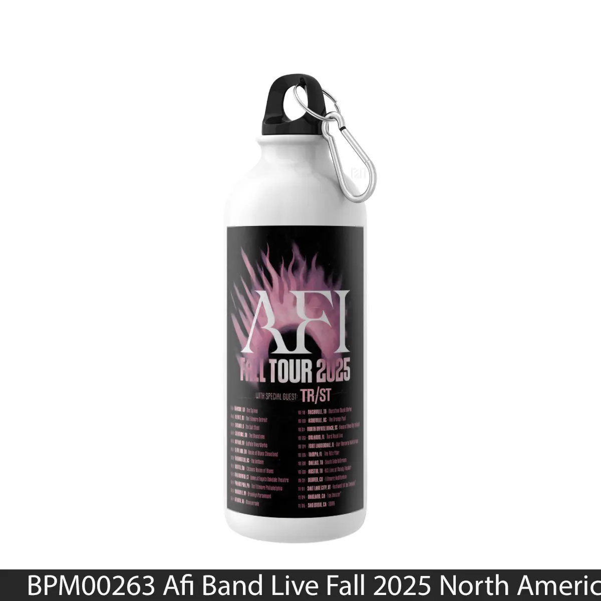 Botol Afi Band Live Fall 2025 North America Tour Poste - Music Sport Bottle