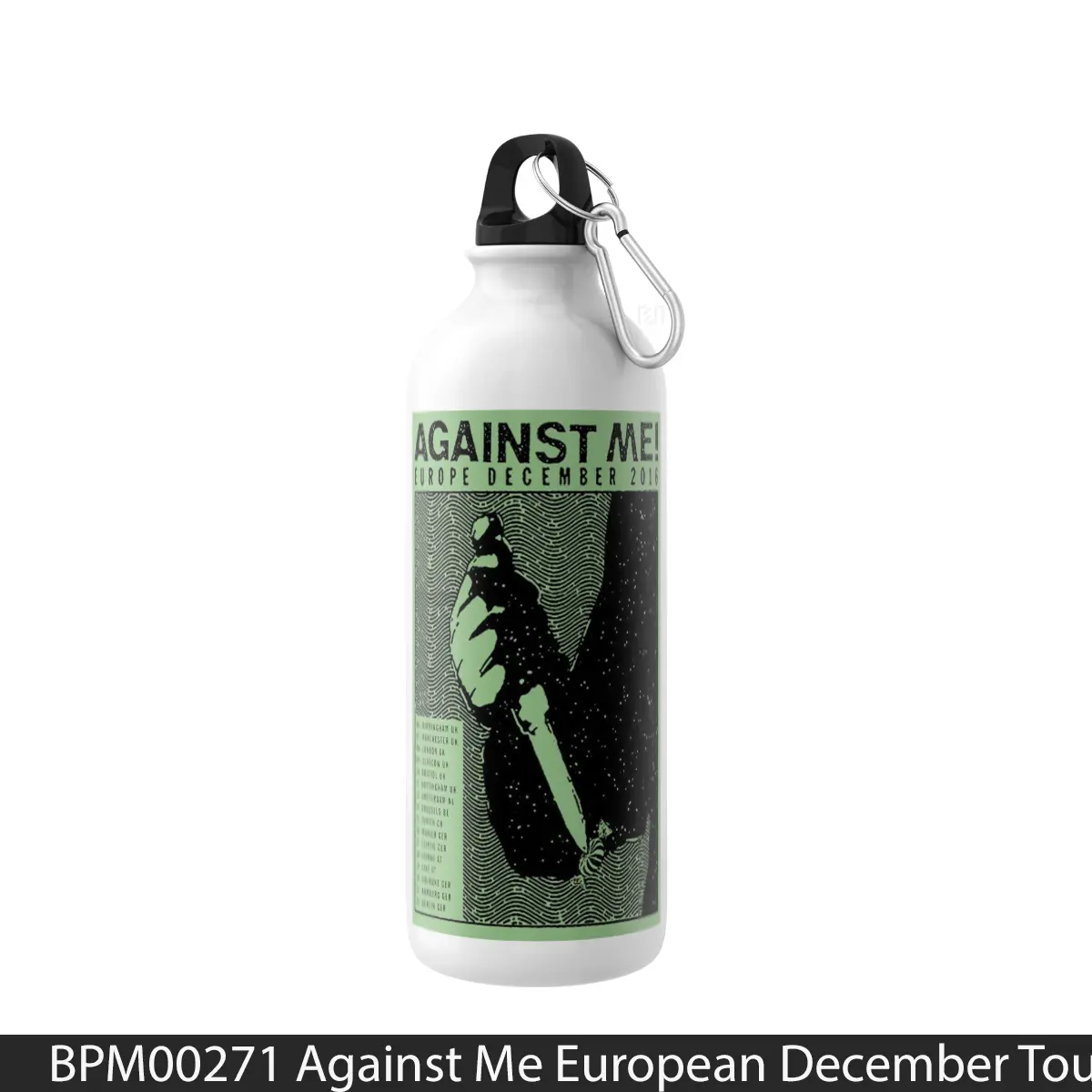 Botol Against Me European December Tour 2016 - Music Sport Bottle