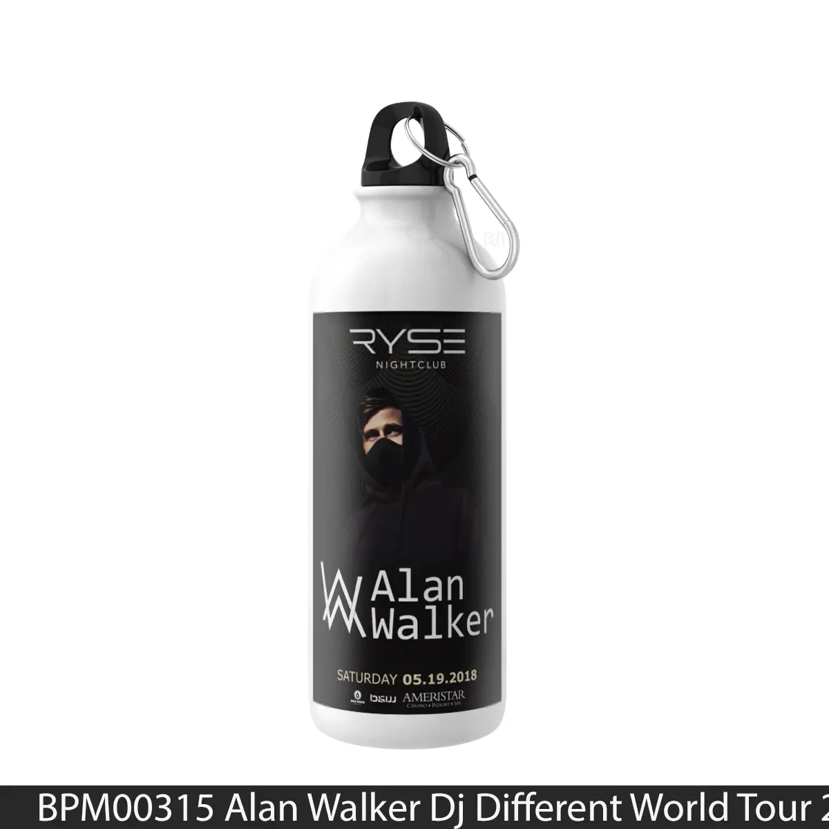 Botol Alan Walker Dj Different World Tour 2 - Music Sport Bottle
