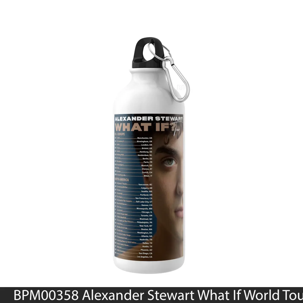 Botol Alexander Stewart What If World Tour 2025 2026 Uk Eu - Music Sport Bottle