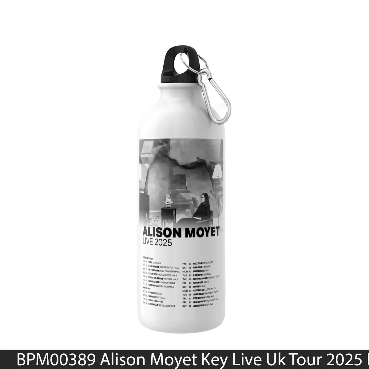 Botol Alison Moyet Key Live Uk Tour 2025 - Music Sport Bottle
